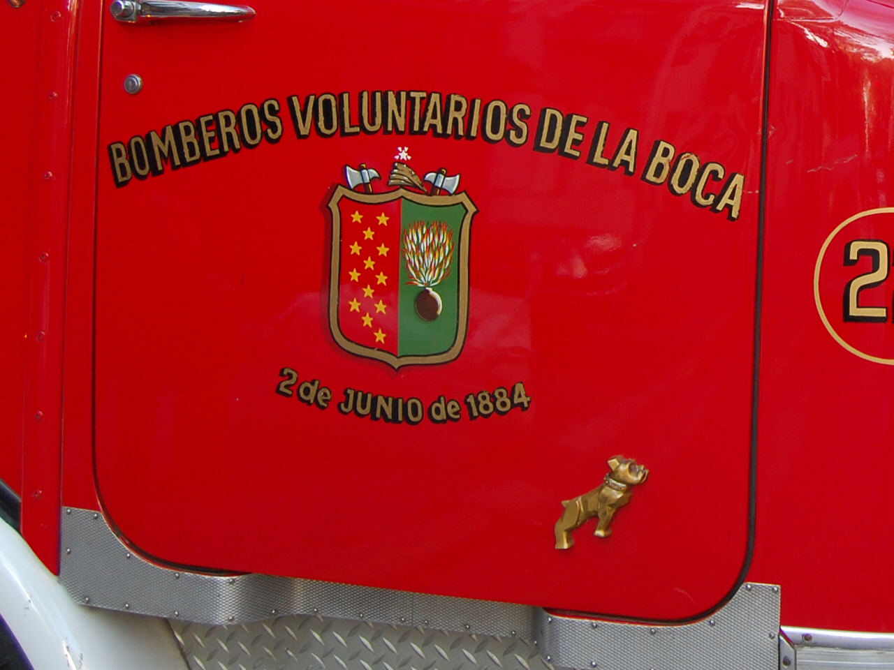 La Madonna  protettrice dei Bomberos de La Boca